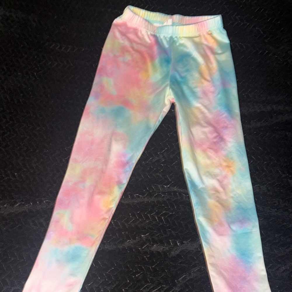 Kids Tie-Dye Pastel Leggings